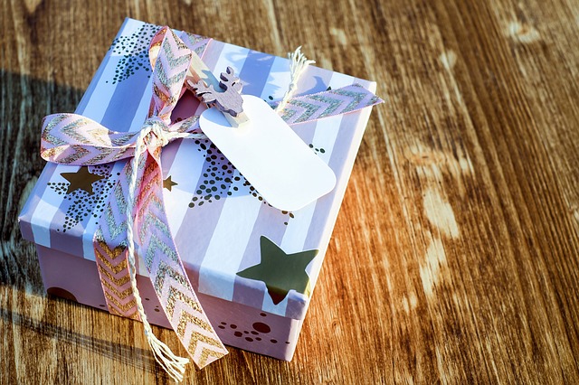 wrapped gift box