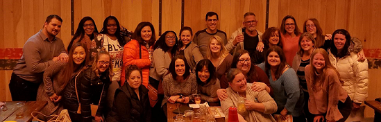 Annual dinner party for our staff and their spouses/partners